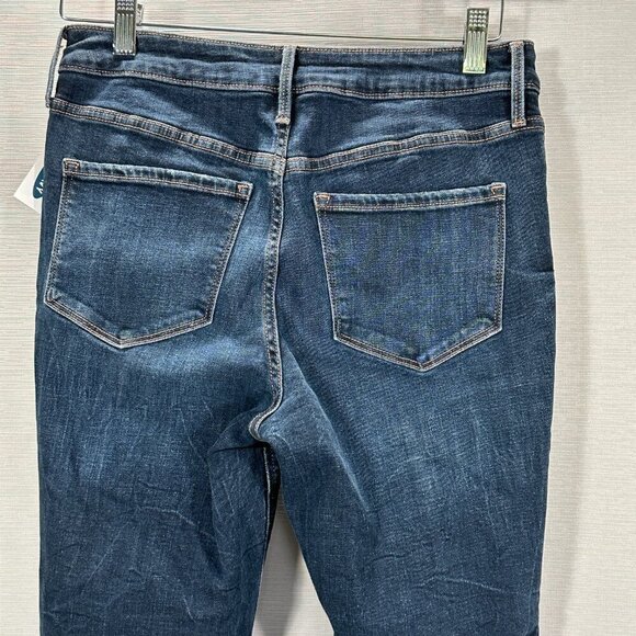 Old Navy Jeans Womens 8 Rockstar Super Skinny High Rise Distressed Ankle NEW - Picture 9 of 12